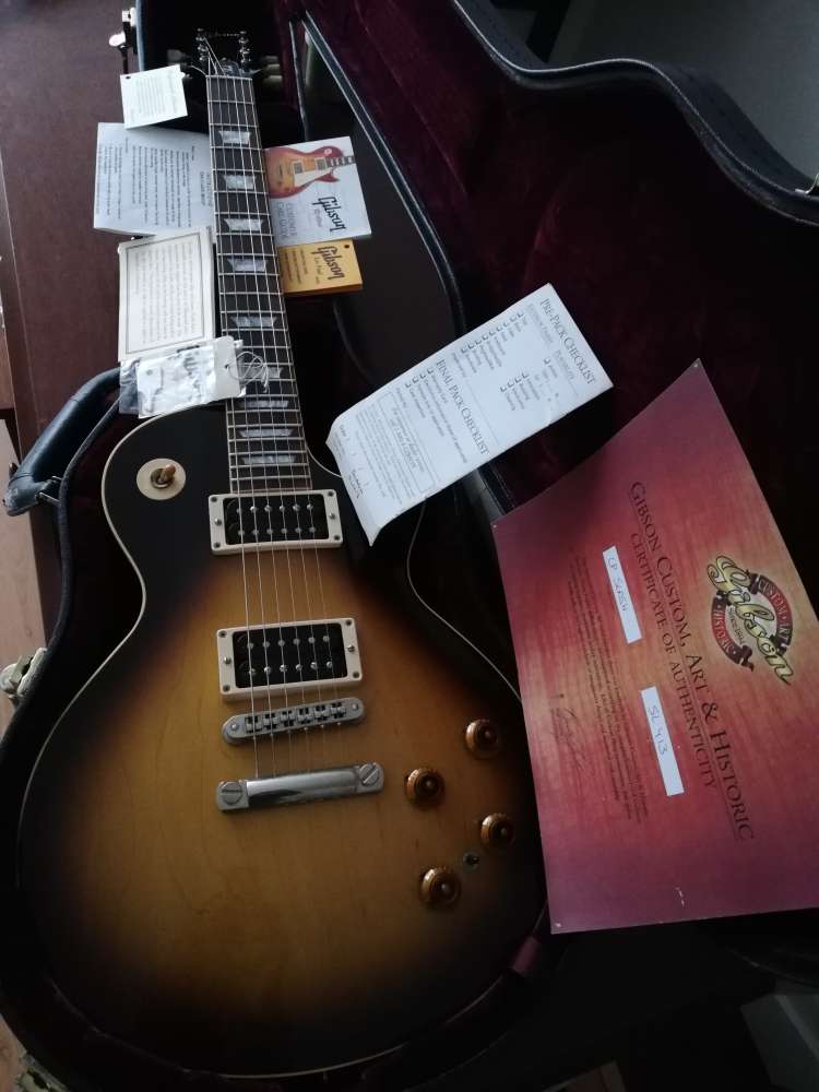 Gibson les Paul slash custom with piezo VOS